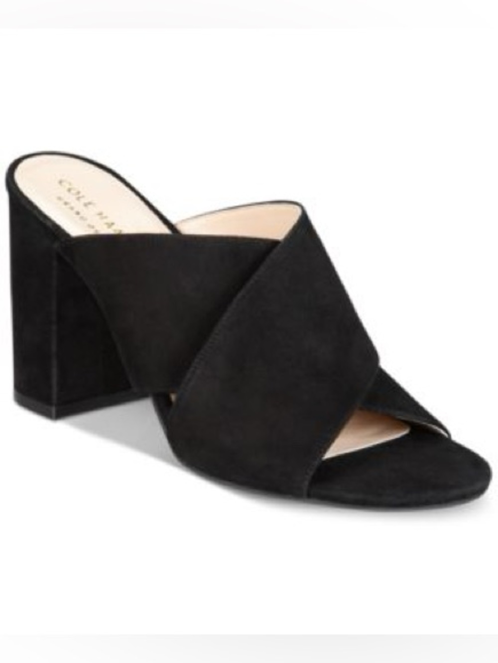 Cole Haan Gabby Slip-On Block-Heel Sandal